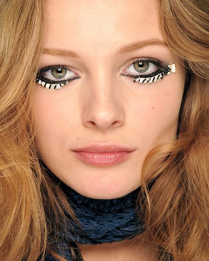 Tendencias en peinados y maquillaje otoo invierno 2009 pasarela Chanel 