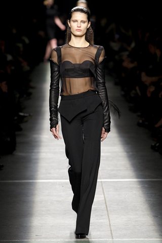 Blusa con transparencia de Givenchy