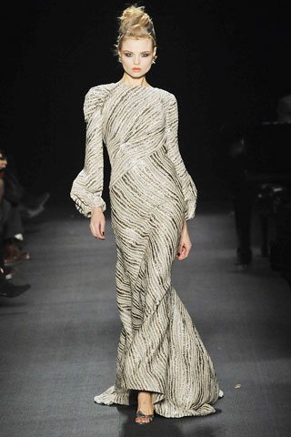 Vestido de Zac Posen otoo invierno 2009