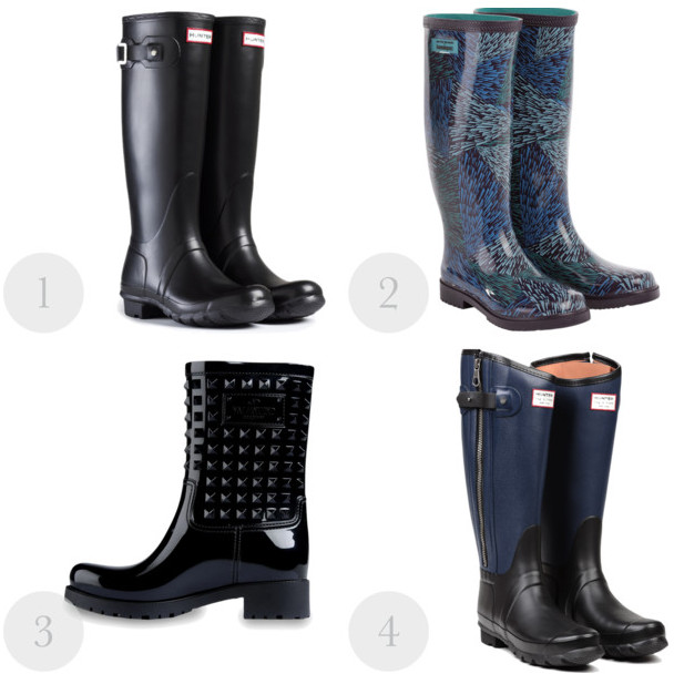 Tipos de botas que se encuentran en tendencia: Botas para la lluvia