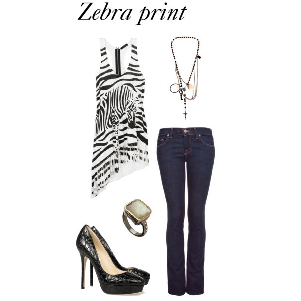 looks utilizando animal print: de cebra